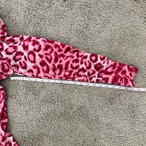 Kate Spade Panthera Leopard Long-Sleeve Mini Shirtdress - Picture 11 of 16